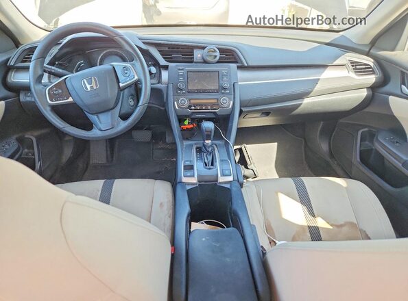 19XFC2F55GE021007 2016 HONDA CIVIC Black Вид панелі приладів