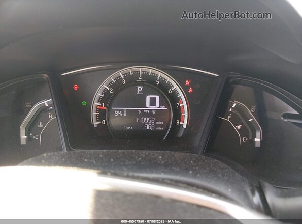 19XFC2F55GE027616 2016 HONDA CIVIC Silver უკანა სავარძლების ხედი