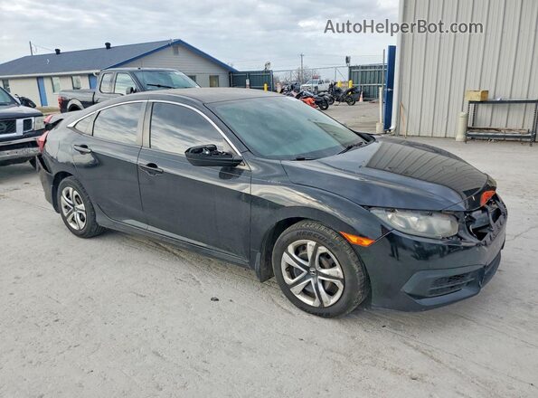 19XFC2F55GE028149 2016 HONDA CIVIC Black წინა მარჯვენა