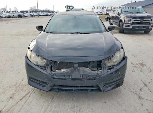 19XFC2F55GE028149 2016 HONDA CIVIC Black წინა ხედი