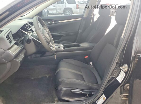 19XFC2F55GE028149 2016 HONDA CIVIC Black წინა სალონის ხედი