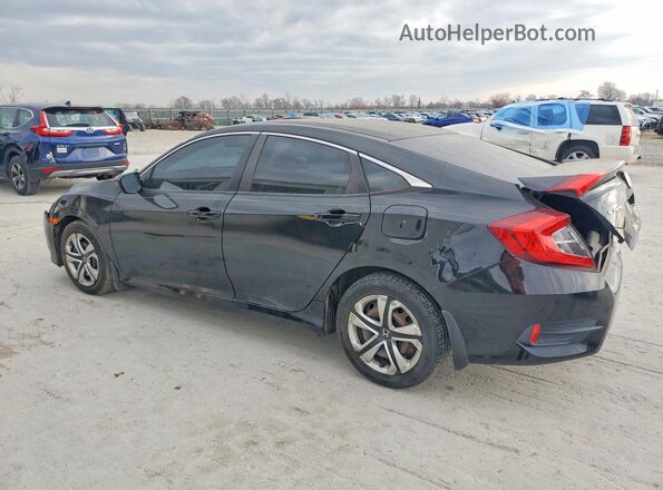 19XFC2F55GE028149 2016 HONDA CIVIC Black უკანა მარცხენა