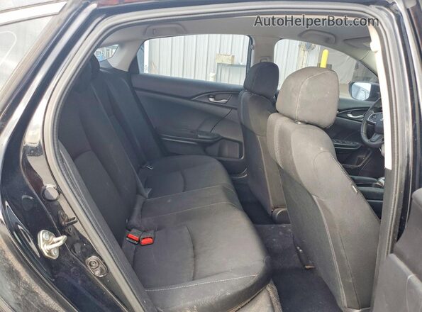 19XFC2F55GE028149 2016 HONDA CIVIC Black უკანა სავარძლების ხედი