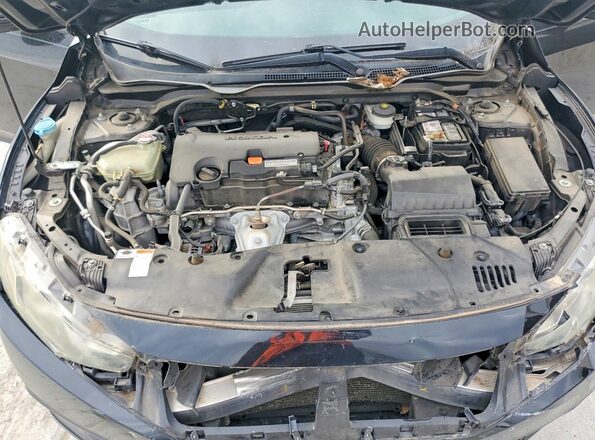 19XFC2F55GE028149 2016 HONDA CIVIC Black უკანა სალონის ხედი