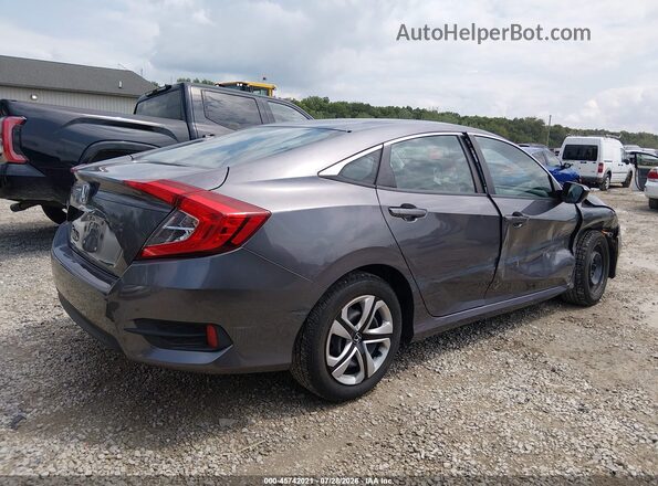 19XFC2F55GE083863 2016 HONDA CIVIC Gray Rear right