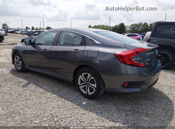19XFC2F55GE083863 2016 HONDA CIVIC Gray Rear left