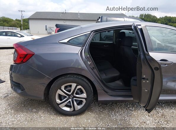 19XFC2F55GE083863 2016 HONDA CIVIC Gray VIN sticker view
