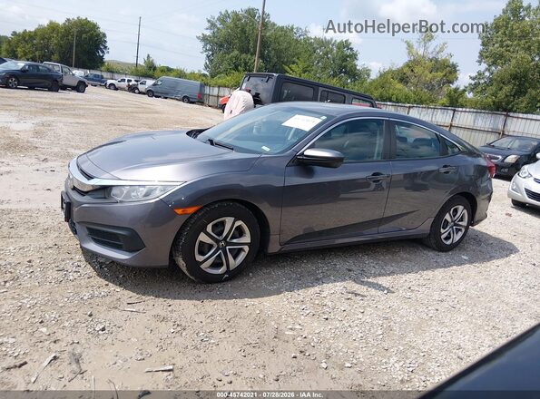 19XFC2F55GE083863 2016 HONDA CIVIC Gray 360 interior view