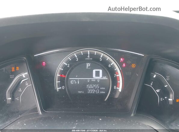 19XFC2F55GE215455 2016 HONDA CIVIC Black Vista de los asientos traseros