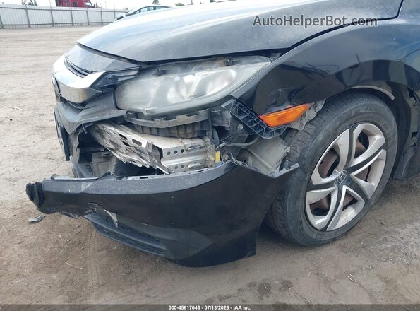 19XFC2F55GE215455 2016 HONDA CIVIC Black Vista del cuadro de instrumentos