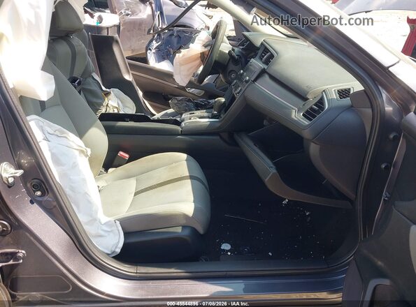 19XFC2F55GE217304 2016 HONDA CIVIC Gray Вид салону спереду