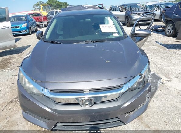 19XFC2F55GE217304 2016 HONDA CIVIC Gray Вид щитка приладів