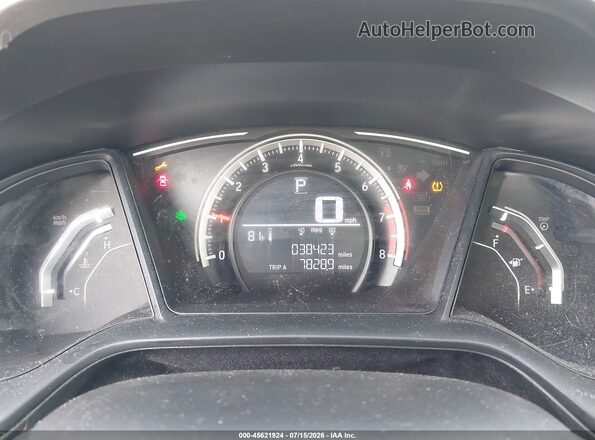 19XFC2F55HE003737 2017 HONDA CIVIC Silver უკანა სავარძლების ხედი