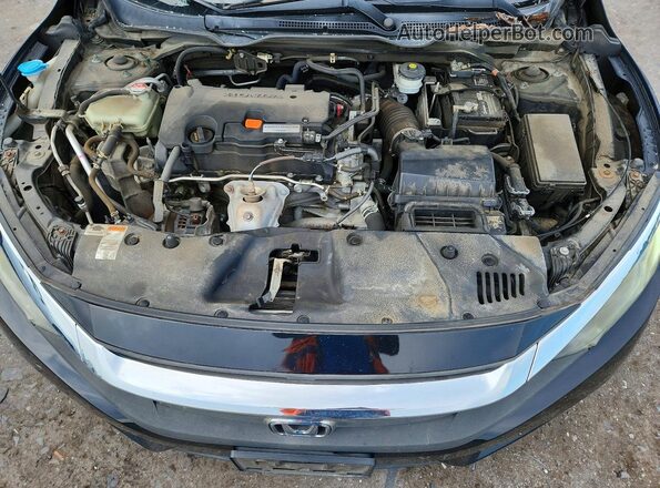 19XFC2F55HE025088 2017 HONDA CIVIC Black უკანა სალონის ხედი