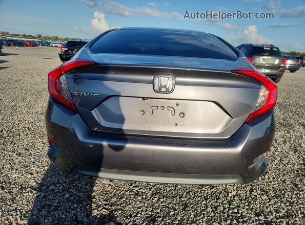 19XFC2F55HE025754 2017 HONDA CIVIC Gray Rear view