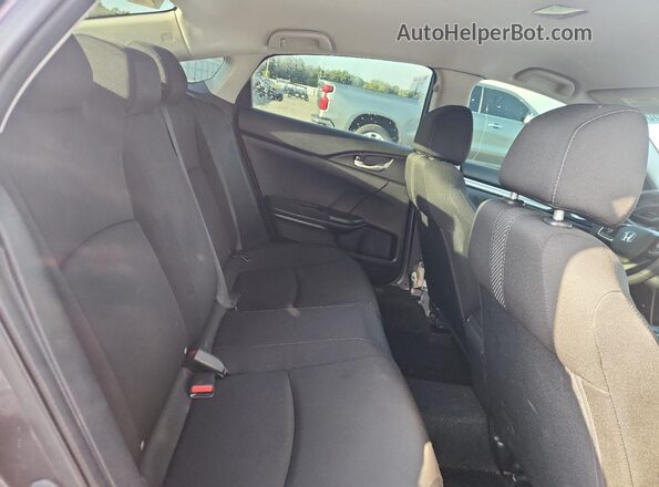 19XFC2F55HE025754 2017 HONDA CIVIC Gray Rear seats view
