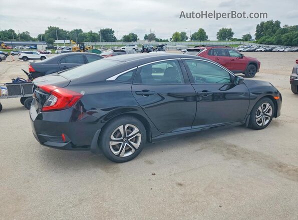 19XFC2F55HE032445 2017 HONDA CIVIC Black Tył prawy