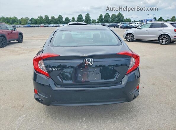 19XFC2F55HE032445 2017 HONDA CIVIC Black Widok z tyłu