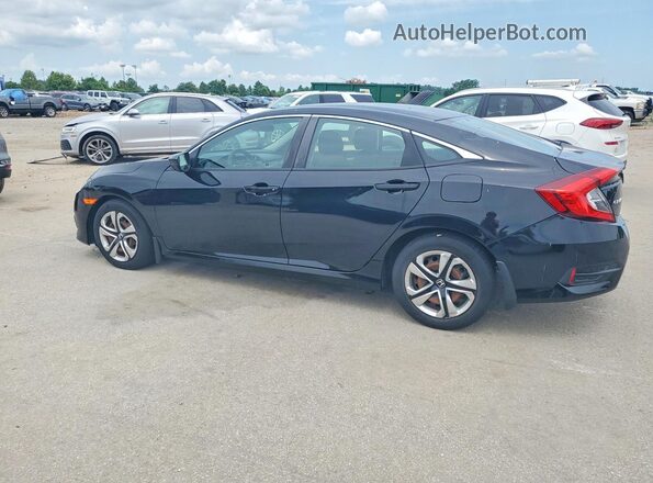 19XFC2F55HE032445 2017 HONDA CIVIC Black Tył lewy