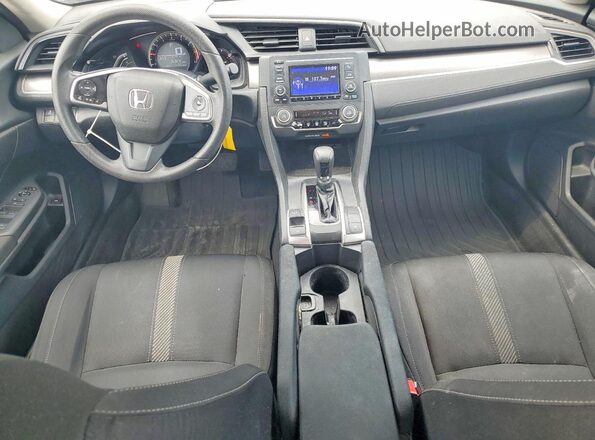 19XFC2F55HE032445 2017 HONDA CIVIC Black Widok deski rozdzielczej