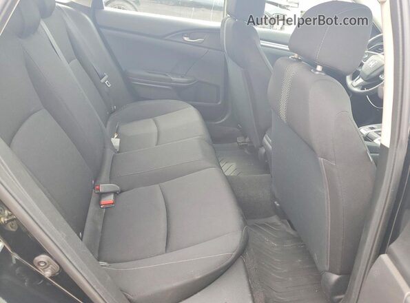 19XFC2F55HE032445 2017 HONDA CIVIC Black Widok tylnych siedzeń