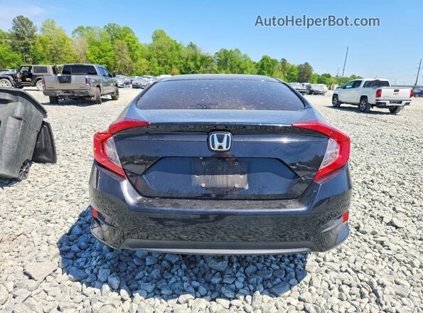 19XFC2F55HE067227 2017 HONDA CIVIC Black უკანა ხედი