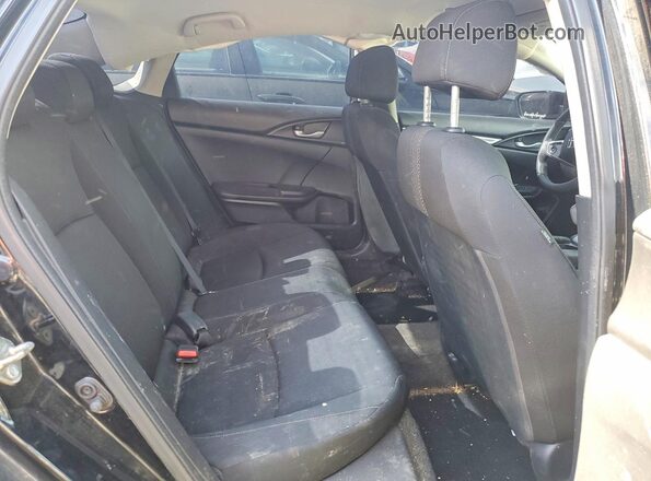 19XFC2F55HE067227 2017 HONDA CIVIC Black უკანა სავარძლების ხედი