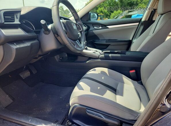 19XFC2F55HE081158 2017 HONDA CIVIC Charcoal Вид салону спереду