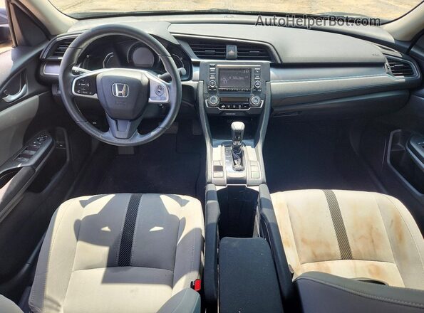 19XFC2F55HE081158 2017 HONDA CIVIC Charcoal Вид панелі приладів