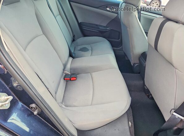 19XFC2F55HE081158 2017 HONDA CIVIC Charcoal Вид задніх сидінь