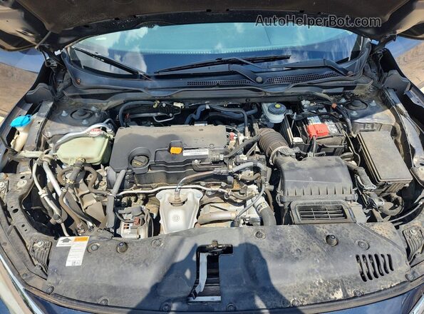 19XFC2F55HE081158 2017 HONDA CIVIC Charcoal Вид задньої частини салону