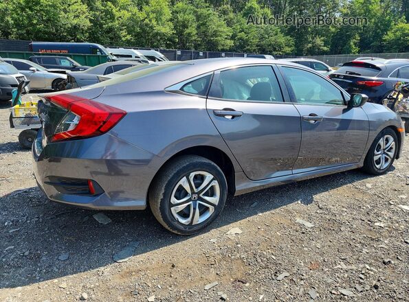 19XFC2F55JE000018 2018 HONDA CIVIC Gray Trasero derecho