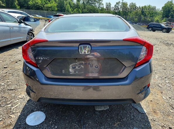 19XFC2F55JE000018 2018 HONDA CIVIC Gray Vista trasera