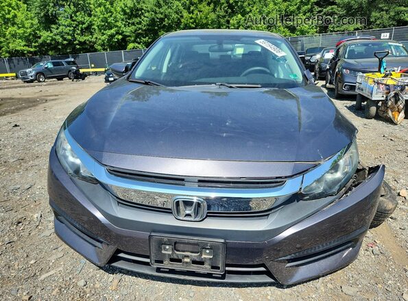 19XFC2F55JE000018 2018 HONDA CIVIC Gray Vista frontal
