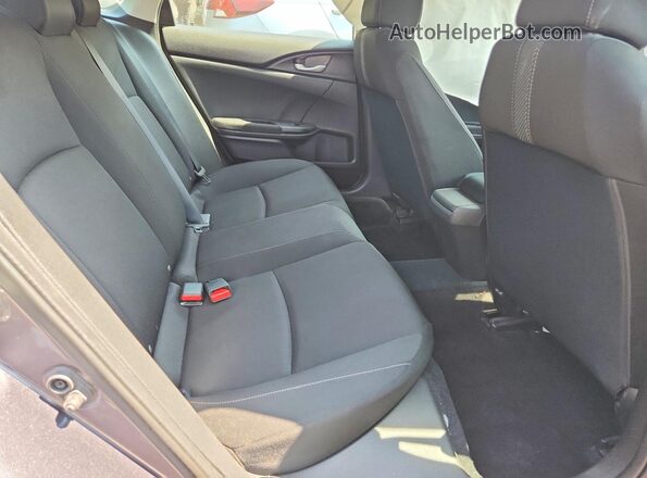 19XFC2F55JE000018 2018 HONDA CIVIC Gray Vista de los asientos traseros