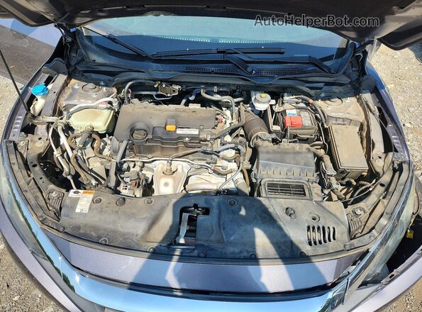 19XFC2F55JE000018 2018 HONDA CIVIC Gray Vista interior trasera