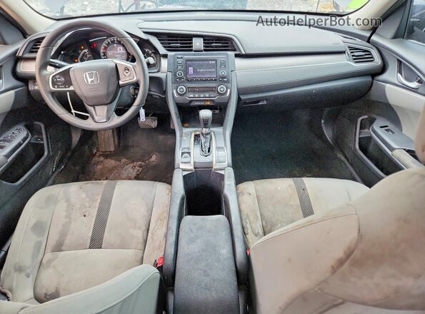 19XFC2F55JE006627 2018 HONDA CIVIC Gray Vista del salpicadero