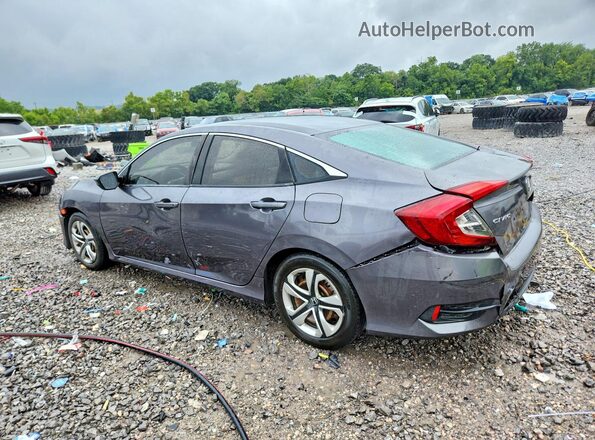 19XFC2F55JE006627 2018 HONDA CIVIC Gray Trasero izquierdo