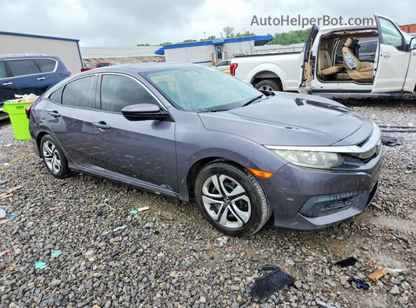 19XFC2F55JE006627 2018 HONDA CIVIC Gray Delantero derecho