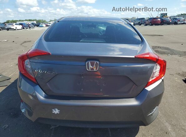 19XFC2F55JE013111 2018 HONDA CIVIC Gray Rear view
