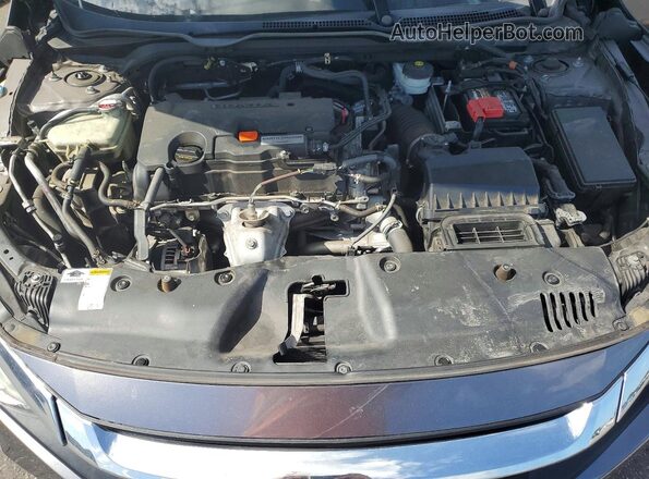 19XFC2F55JE013111 2018 HONDA CIVIC Gray Rear interior view