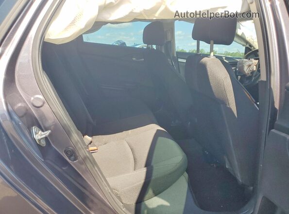 19XFC2F55JE013111 2018 HONDA CIVIC Gray Rear seats view