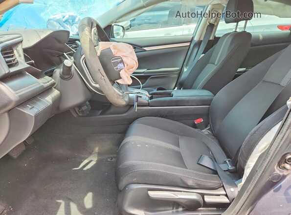 19XFC2F55JE013111 2018 HONDA CIVIC Gray Front interior view