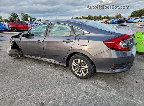 19XFC2F55JE030247 2018 HONDA CIVIC Gray Trasero izquierdo