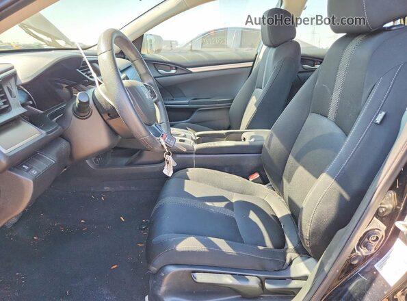 19XFC2F55JE036209 2018 HONDA CIVIC Black Вид салону спереду