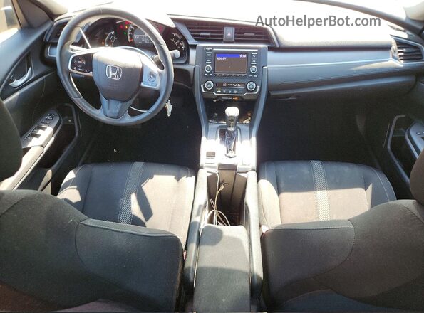 19XFC2F55JE036209 2018 HONDA CIVIC Black Вид панелі приладів