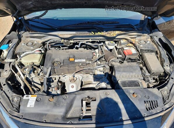 19XFC2F55JE036209 2018 HONDA CIVIC Black Вид задньої частини салону