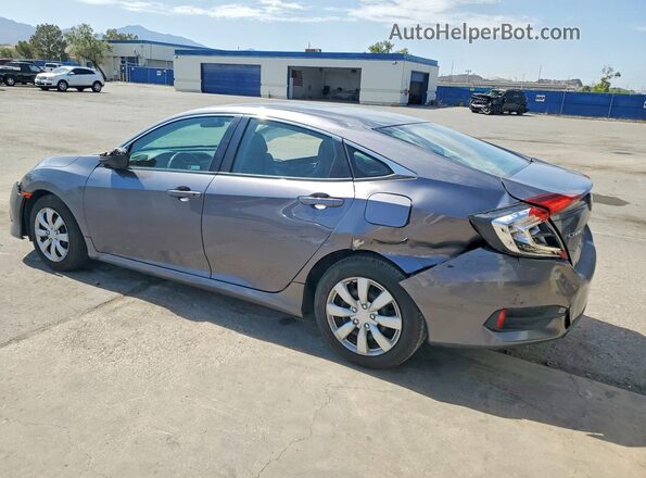 19XFC2F55JE040714 2018 HONDA CIVIC Gray Задня ліва чверть