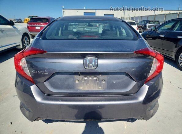 19XFC2F56GE004054 2016 HONDA CIVIC Gray Вид ззаду