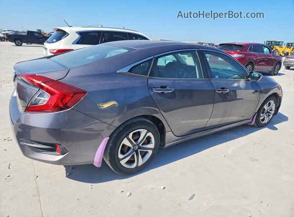 19XFC2F56GE004054 2016 HONDA CIVIC Gray Задня права чверть